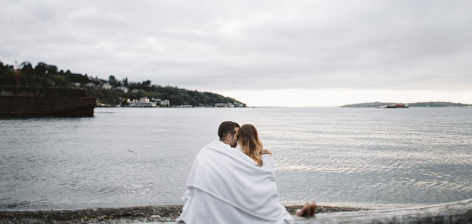 Jon + Angie | West Seattle Engagement | Seattle Wedding Photographer
