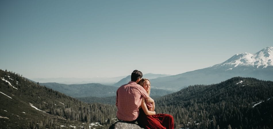 Jake & Lacey | Heart Lake Mt Shasta California Engagement Photographer